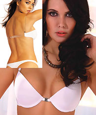Backless bra - Bra with clear straps and clear back - Ninfea