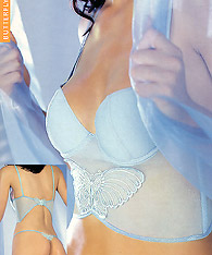 Bustier and string - PRIMA VISIONE - Butterfly art.3139 - Lace bras 