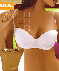 Backless strapless bras - clear straps and clear back bras - Vega Gold - Strapless Bras and Backless Strapless Bras 